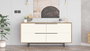 Hanah Home Consola Boh3-Sw Natural y Blanco